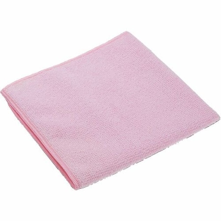 Vileda Professional Cloths, Microfiber, 14inx14in, RD,  VLD166946
